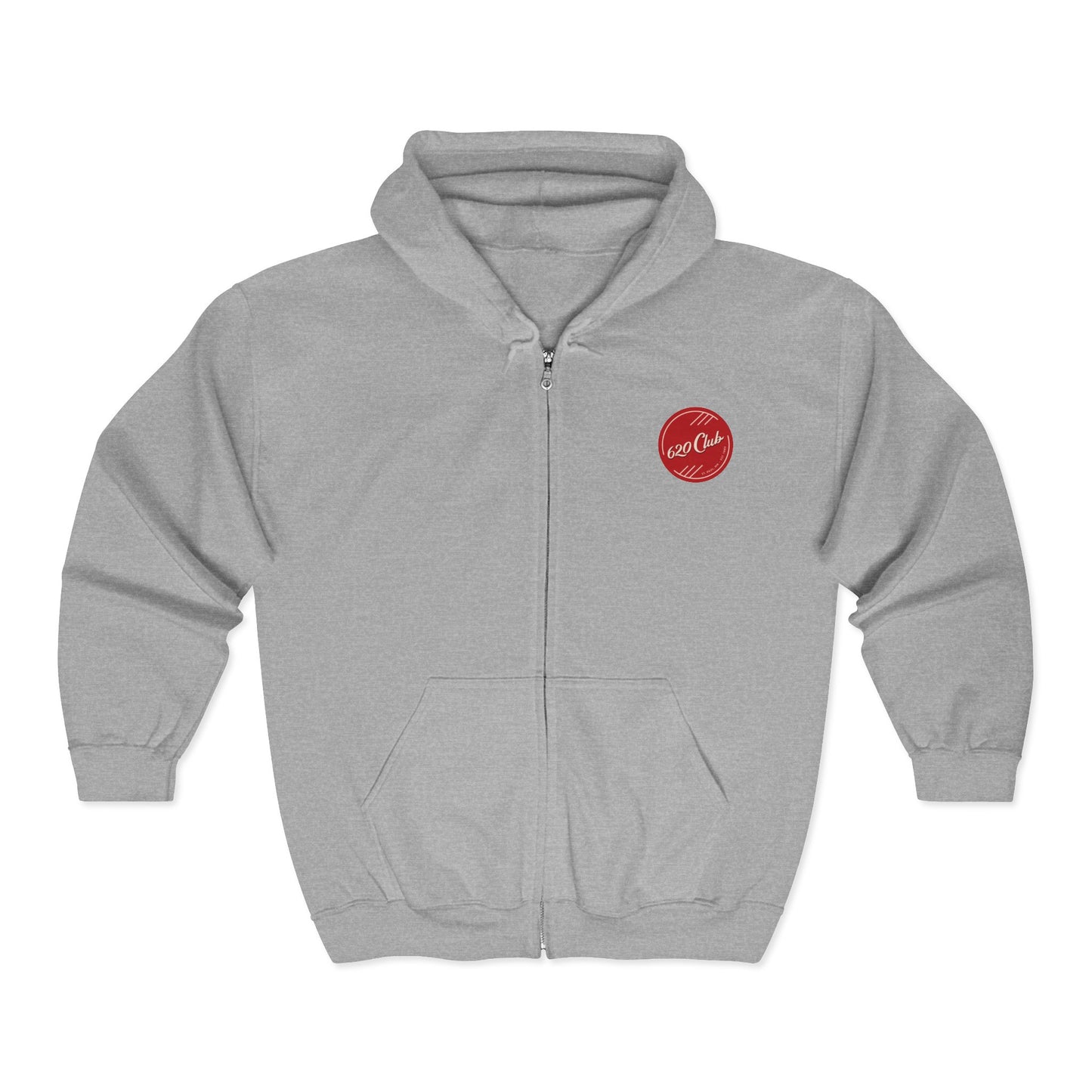 620 Club Zip Hoodie — Fine Diving Club Full-Zip Hoodie (St. Paul, MN)