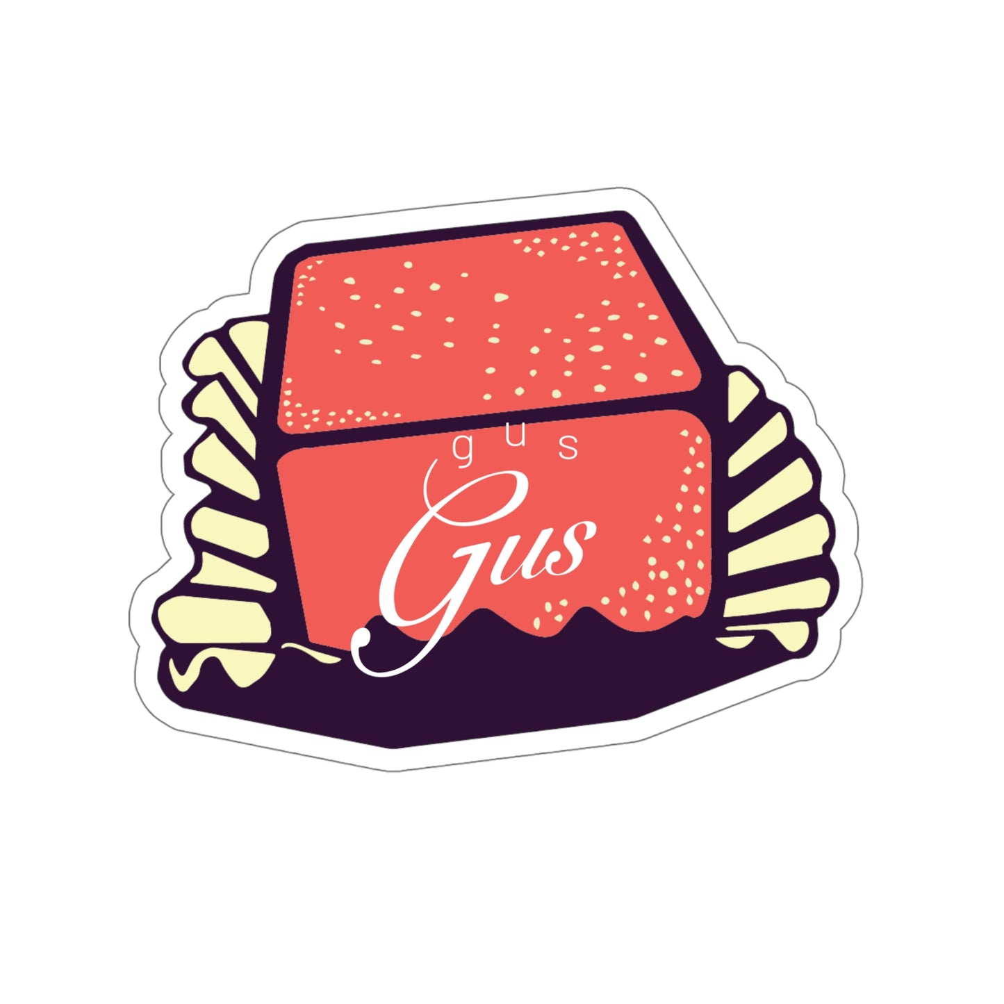 Gus Gus Jell-O Stickers (various sizes)