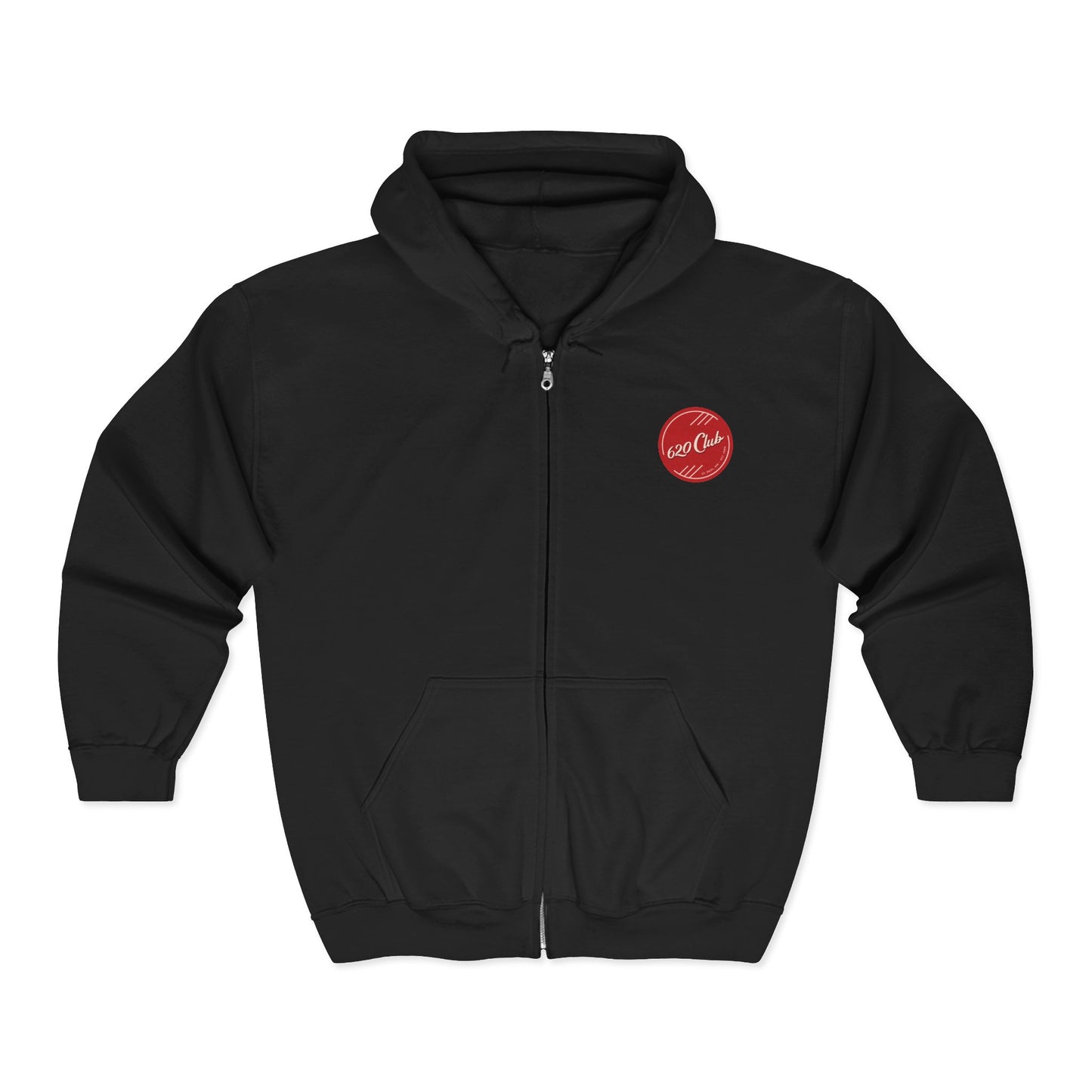 620 Club Zip Hoodie — Fine Diving Club Full-Zip Hoodie (St. Paul, MN)