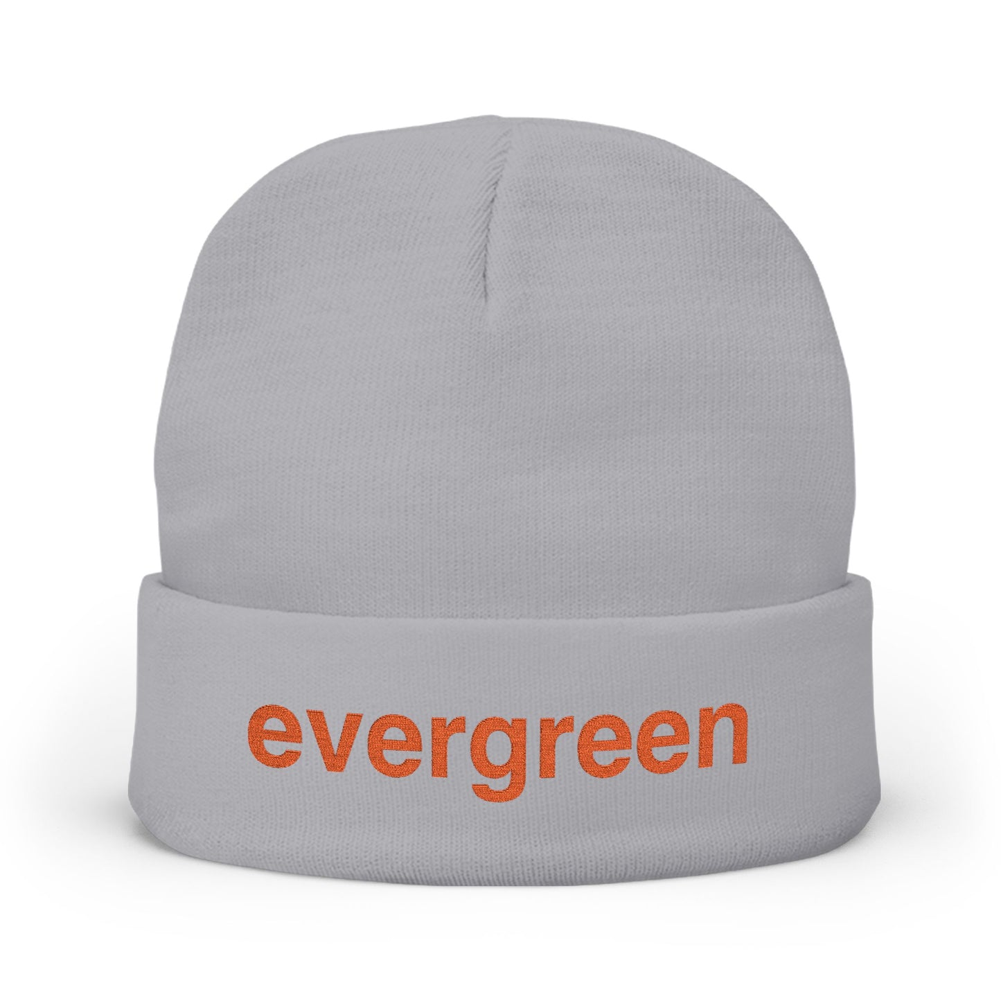 Evergreen Embroidered Knit Beanie