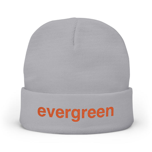 Evergreen Embroidered Knit Beanie