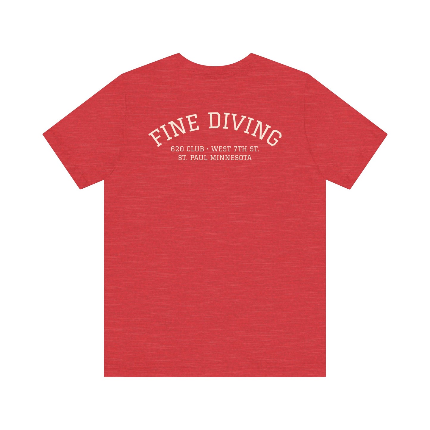 620 Club - Unisex Tee "Fine Diving" Pocket Logo