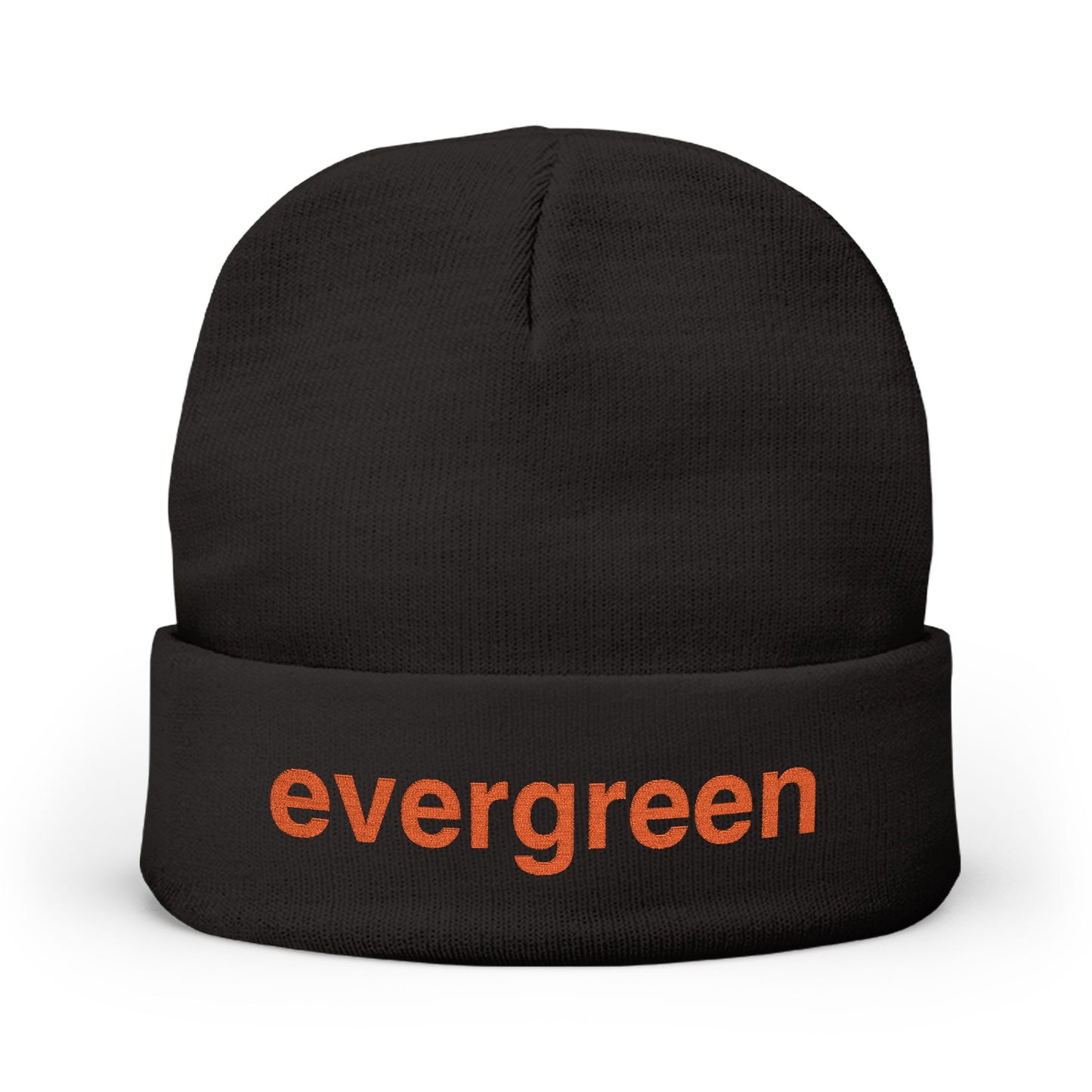Evergreen Embroidered Knit Beanie
