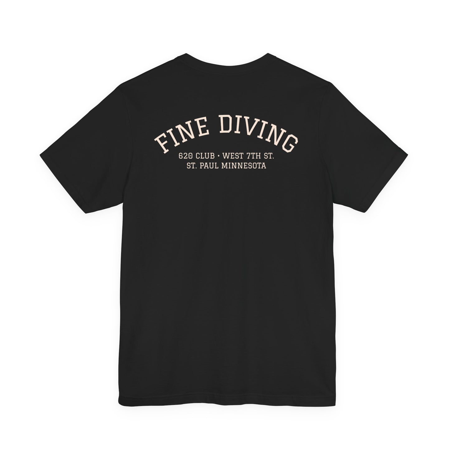 620 Club - Unisex Tee "Fine Diving" Pocket Logo