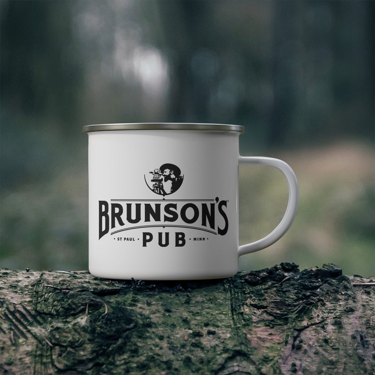 Brunson's Pub Enamel Camp Cup