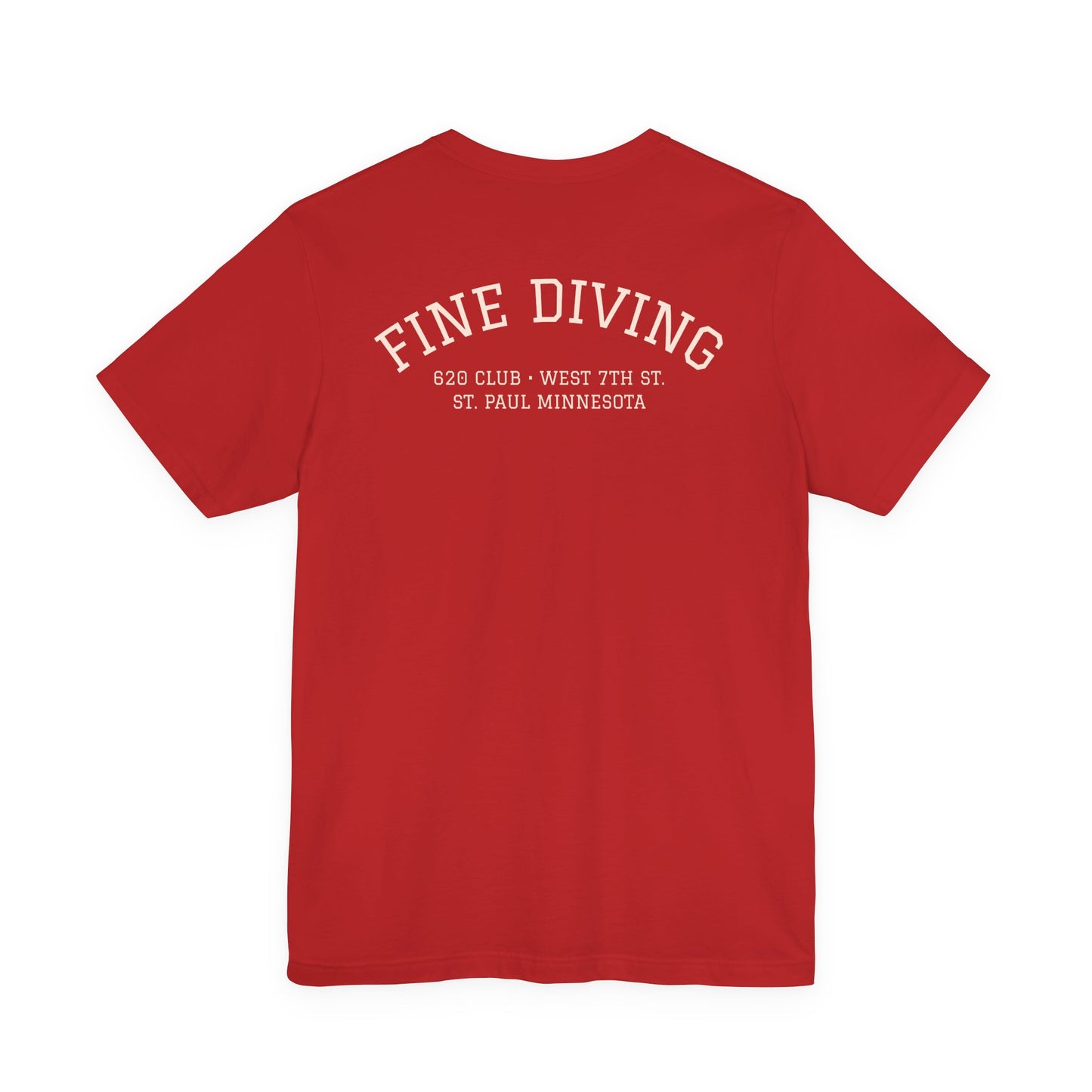 620 Club - Unisex Tee "Fine Diving" Pocket Logo