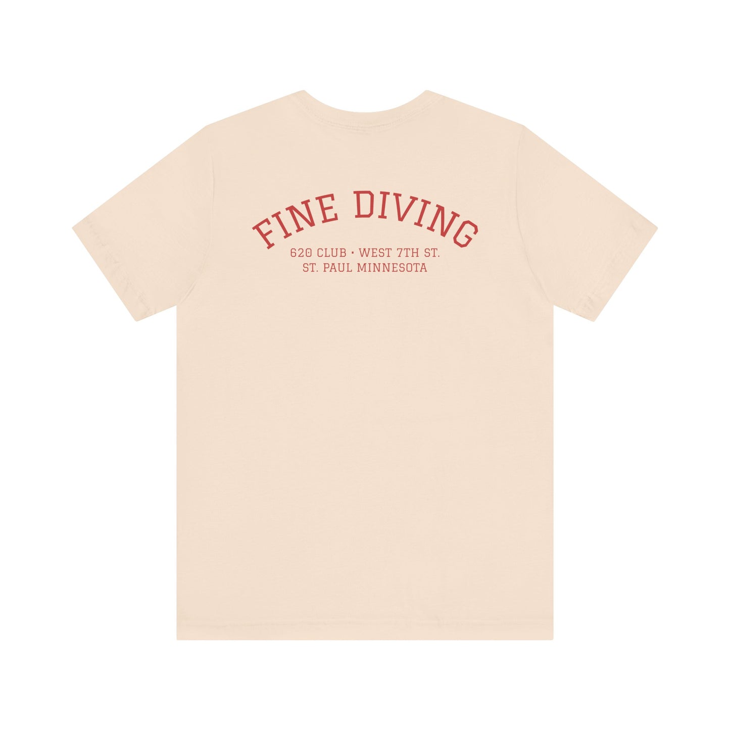 620 Club - Unisex Tee "Fine Diving" Pocket Logo