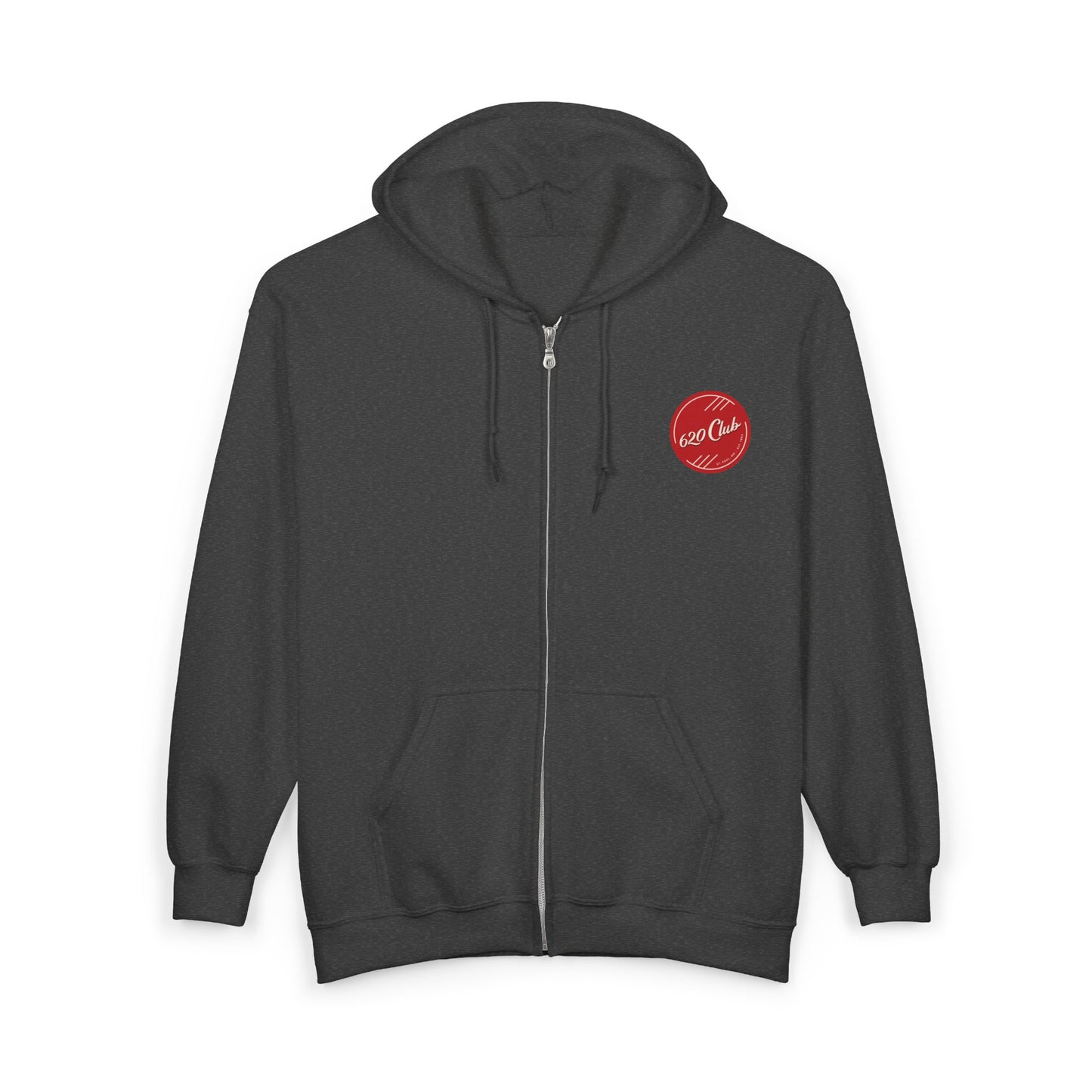620 Club Zip Hoodie — Fine Diving Club Full-Zip Hoodie (St. Paul, MN)